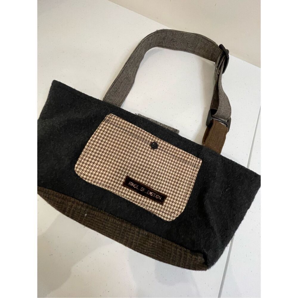 Range of Emotion patchwork shoulder bag